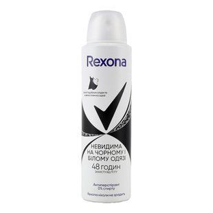 Дезодорант чол REXONA спрей Black white 150мл 22170 фото