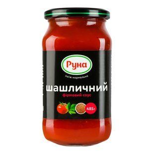 Соус Руна 485г Шашличний 4519 фото