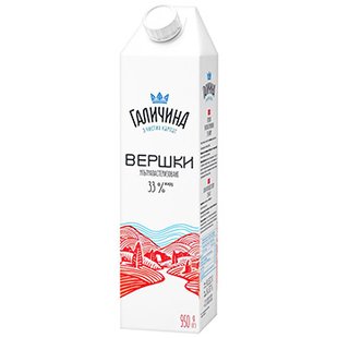 Вершки Галичина 33% 12*950г 10454 фото