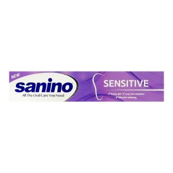 Зубна паста SANINO Sensetive 12*90мл 96778 фото