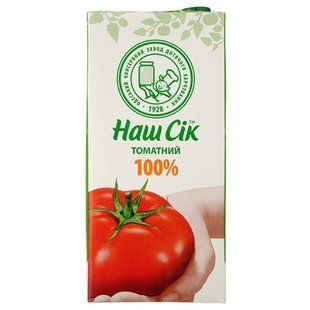 Сік Наш Сік 0.95л Томат 98911 фото