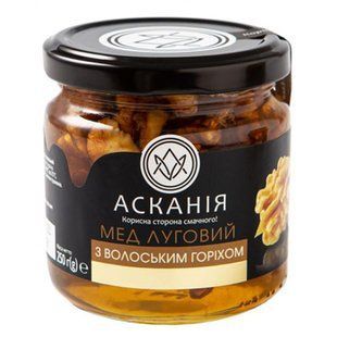 Мед-банка 250г з волоз горіхом Асканія 19758 фото