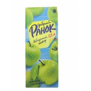 Сік Ранок 0.2л Яблучний 36748 фото