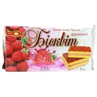 Бiсквiт 330г Малина ХБФ 29864 фото