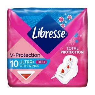 Прокладки LIBRESSE Ultra Normal Soft Deo 10шт 23538 фото