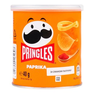 Чіпси PRINGLES Паприка 12*40г 32587 фото