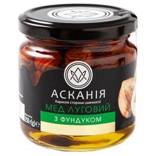 Мед-банка 250г з фундуком 19759 фото