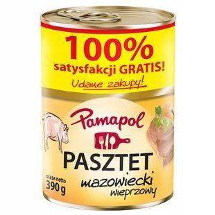 Паштет з/б Pamapol Свинина 390г 16056 фото