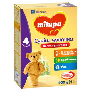 811 MILUPA СУМІШ-4 ВІД 18міс 600г 97120 фото