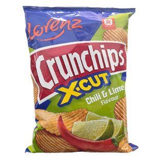 Чіпси Crunchips X-Cut 75г Чилі-Лайм 24322 фото