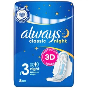 Прокл ALWAYS Classic Night 6крап 18*8шт 98616 фото