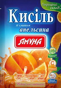 Кисіль Апельсин 65г Ямуна 38232 фото