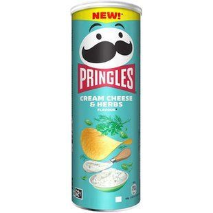 Чіпси Pringles Вершковий Сир зелень 165г 24065 фото