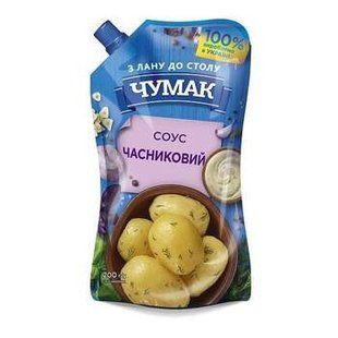 Соус Чумак 200г д/п Часниковий 50725 фото