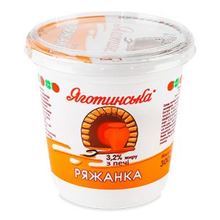 Яготин Ряженка 3.2% СТАК 12*300г 99592 фото