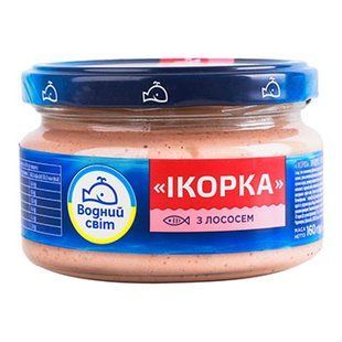 Паста Рибна Iкорка з Лососем 6*160г ВоднийСвіт 41985 фото
