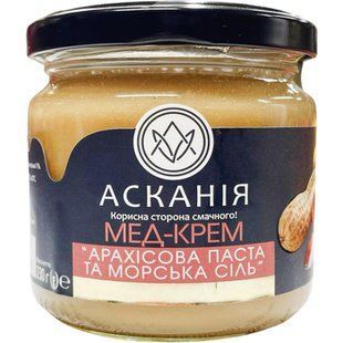 Мед-крем-банка 250г Арах паста та мор сіль 19756 фото