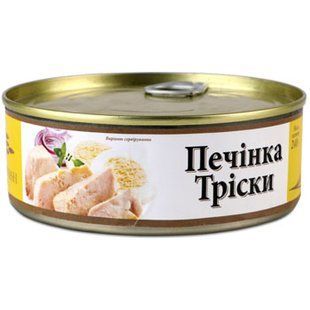 Консерва Рибна Печінка Тріски Амберфіш з\б 240г 18338 фото