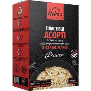 Пластівці Holm's 3 злаки 800г 26066 фото