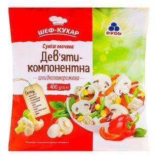 Суміш 9-ти Компонентна 400г ШефКухар Морож 18058 фото