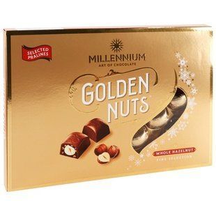 Цукерки Коробка Міленіум Golden Nuts 130г 99310 фото