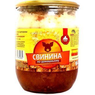 Тушонка с/б Свинина Родинний Смак 500г 11627 фото