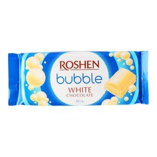 Шоколад Roshen Білий Пористий 80г 15024 фото