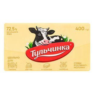 Спред Тульчинка Еколiн 72.5% 400г 42173 фото