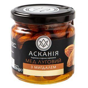 Мед-банка 250г з мигдалем Асканія 19760 фото