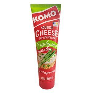 СирПлав Комо з Цибулею Шалот 60% 150г Тюбік 24601 фото