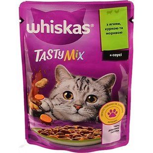 Корм Whiskas Курка Ягня Морква Соус 85г 11819 фото