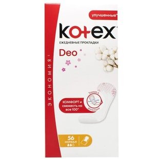 Прокл щоденні KOTEX Deo Normal 16*20шт 38334 фото