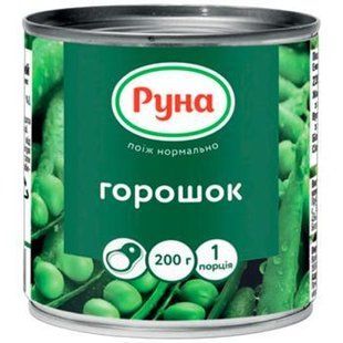 Горошок з/б Руна 12*200г 24533 фото