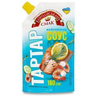 Соус Кор Смак д/п 180г Тартар 22290 фото