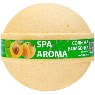 Бомбочка д/ванни SPA-AROMA Абрикос м'ята 20*75гр 99891 фото