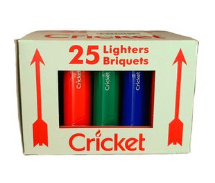 Запальничка CRICKET 25шт 47374 фото