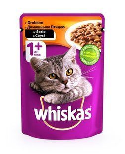 Корм Whiskas Птиця 85г 46526 фото