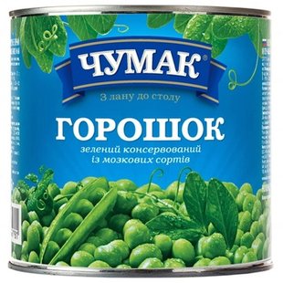 Горошок з/б ЧУМАК 12*420Г 50738 фото