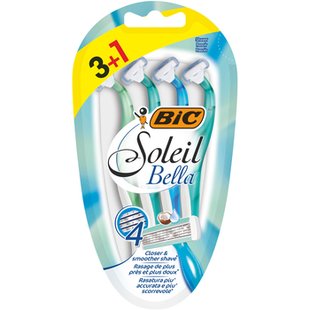 Станки д/гоління жін BIC Soleil bella 10*3+1 шт 4ЛЕЗА 98364 фото