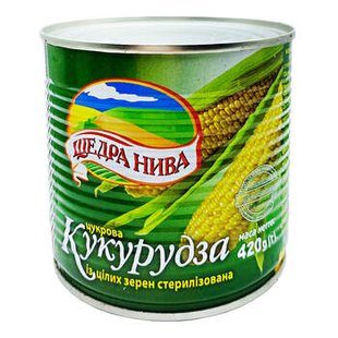 Кукурудза ж/б Щедра Нива 12*420г 45963 фото