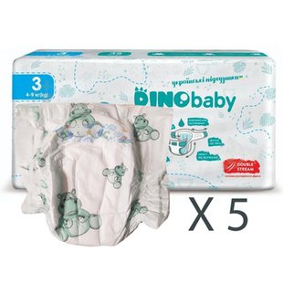 Підгузки DINO BABY №3 5шт 67963 фото