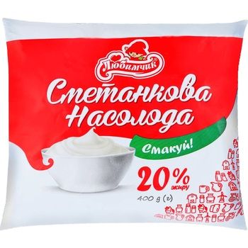 Смет Любимчик 20% П\Е 12шт*400г 46226 фото