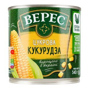 Кукурудза з\б Верес Цукрова 340/255г 25386 фото