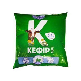 Кефір Формула Смаку 2.5% Плівка 400г 25753 фото