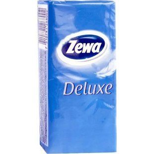 Носовички ZEWA DELUX Білі 3ш 10шт 22731 фото