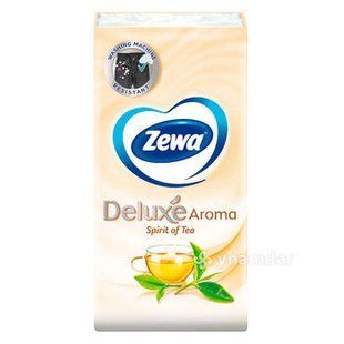 Носовички ZEWA DELUX Чай 3ш 10шт 22733 фото