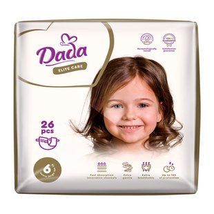 Підгузки DADA 6 Elite Care Junior Extra Large (16+кг) 26шт 17799 фото