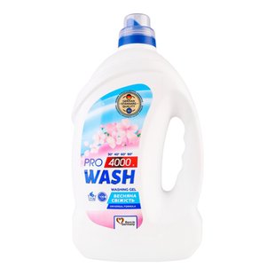 Гель д/прання PRO WASH Весняна свіжість 4*4л 98244 фото