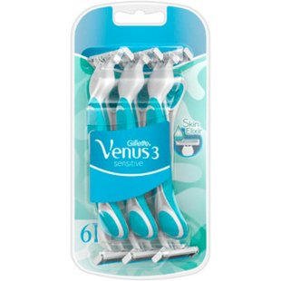 Станки д/гоління жін GILLETTE Venus 3 6шт 99779 фото