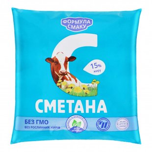 Формула Смаку 15% П/Е 20шт*400г Сметана 49305 фото